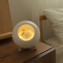 한샘 무아스 잠자는 고양이 무드등 화이트, 단일/상품