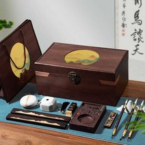 서예도구 문방사우 필방 서예붓 붓글씨 서예문진 장지, 떠오르는 태양+붓걸이대