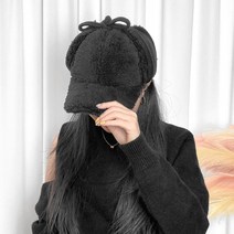 소프트 퍼 볼캡 귀달이 남녀공용 겨울 양털 방한 스키장모자