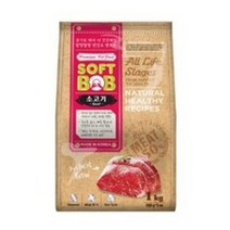 소프트밥 전연령 증기로 찐 사료, 소, 1kg, 2개
