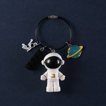 우주비행사 남여공용 커플템 키체인 귀여운 열쇠고리, AA