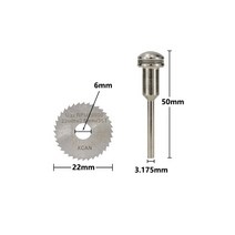 HSS-미니 원형 톱 블레이드 22/25/32/35/44/50/60mm 회전 공구 맨드릴 목재 커팅 디스크가 있는 디스크 미니 톱날, [02] 7pcs 22-50mm