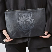 산군 조선호랑이 남자 클러치백 파우치 손가방
