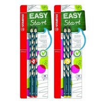 스타빌로 이지그래프 어린이전용 연필 2입, R)핑크 B 2자루