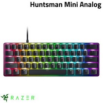 [내일락] [] Razer Huntsman Mini Analog 영어 배열 유선 아날로그 옵티컬 스위치 탑재 컴팩트 게이밍 키보드 # RZ03-04340100-R3M1 레이저 (키보드) [기프트 랩핑]