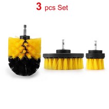이케아 제2의 샤오미 드릴 브러시 부착 세트 6 개 파워 스크러버 브러시 욕실 청소 키트 익스텐더 포함 주방 그라우트용 다목적, 3Pcs per Set_One Size