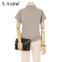 티뷰 하프하이넥반팔티셔츠_V3A-VTS006