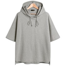 쭈리 옆트임 오버핏 후드 반팔티 (SCC5218PT)