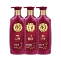 리엔 자윤 모근강화 중건성 샴푸 500ml 3개