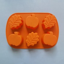 제빵 기구 도구 베이커리실리콘 몰드 호박 몰드 베이킹 팬 과자 제과 초콜릿 몰드 Bakeware 아이스 몰드 리, 02 orange
