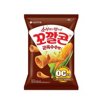 롯데 인간사료 스낵바 봉지과자 꼬칼콘 군옥수수맛 134g 3봉 사무실다과 홈파티, 9개