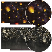 [20장] 축제(풍등날리기 불꽃놀이) 랩핑지 2종 / 친환경 종이 선물 포장지 / 동양풍 다이어리꾸미기 [소란한하루], 1번 풍등날리기