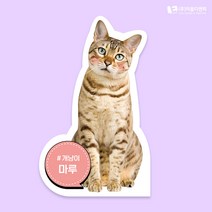 동물등신대 실물스탠딩 B01 네임택핑크 소형 20cm, 대형 60cm, C02 자유문구블루