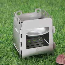 생활용품 9x9cm 우드 접이식 백패킹버너 스토브, 상세페이지 참조