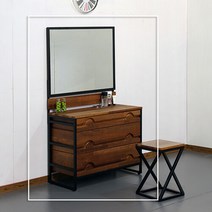 왈라비 멀바우 미니화장대 800, 화이트