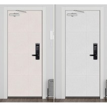현관문 외부소음차단 셀프시공 자석 방음재 도어방음 흡음재 방문방음, 1개, 문고리세트 베이지 80