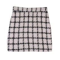 트위드 손담비 2020 가을 겨울 패션 2 피스 세트 여성 긴 소매 울 재킷 코트 미니 울 스커트 세트 숙녀 빈티지 의류 세트 | 드레스 슈트