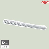 3:1 제본 용 클릭 링 12MM 20개 흰색 똑딱 제본기 책 복사 34 홀 셀프 스프링