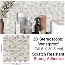3d 랜턴 모양 껍질과 스틱 타일 backspalsh 주방 벽 스티커 방수 diy 벽지 주방 액세서리 벽 타일, 1 조각, t80022