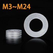 알루미늄 와셔 가스켓 두께 m3 m4 m5 m6 m8 m10 m12 m14 m16 m18 m20 m22 m24 플랫 금속 와셔 가스켓 알루미늄 씰링 링, m8x12x1mm(50개)
