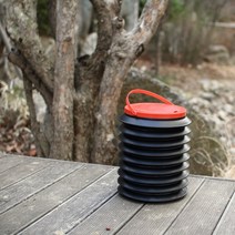 뚜껑있는 캠핑 쓰레기통 물통 접이식 미니멀 휴양림 나들이 다기능, 다기능 접이식 캠핑 쓰레기통