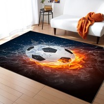 축구 농구 매트 카펫 러그 거실 장식 침실 홈 입구 도어 키즈 룸, 140x200cm, 2, [02] 2