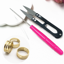 작업용 오링반지 비딩바늘배바늘 송곳도구, 배바늘(케이스안전포장)(C77-4)