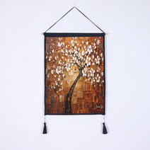 더자카 유화플라워 인테리어 족자, Y394ZHID963