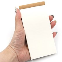 휴대용메모지 핸디메모장 얇은메모장 휴대폰크기 무지노트 포켓메모
