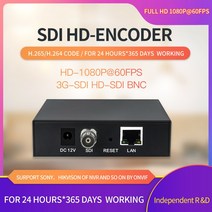 SDI H265 H264 비디오 인코더 IPTV 3G-SDI HD-SDI 지원 TS FLV RTSP UDP RTMP HLS(M3U8) HTTP