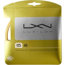 LUXILON 럭실론 테니스 스트링 거트 4G 소프트 SOFT 125 골드 WRZ997111, 4G (1.25mm) / 단장