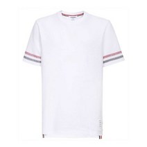 [명품][명품]톰브라운 THOM BROWNE 23SS RWB 트리밍 텍스처 코튼 반