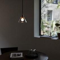 알로토프 오마주 심플한 식탁 조명 펜던트등 다이닝 유리 등갓 도쿄 인테리어 카페 빈티지 전등, 단품