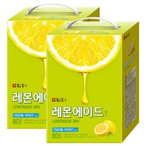 빠른배송 담터 레몬에이드 믹스 80T x2개 사무실 탕비실