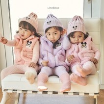YOOL 아기 미키 후리스조끼
