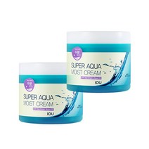 IOU 아이오유 수퍼아쿠아 모이스트 수분크림 300g, 300ml, 2개