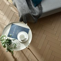 조립식 데크타일 18p 마루 바닥재 베란다 야외데코 헤링본, 브라운-18P