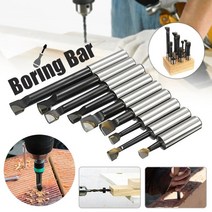 9Pcs 내구성 하드 합금 생크 보링 바 세트 카바 이드 팁 CNC 밀링 도구 키트 선반 용 커터 헤드