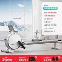 노젓기 운동 로잉머신 헬스 조정 가정용 유산소 전신, 화이트 32단 전기 셔틀 가변 저항