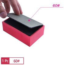 자동차 차량용 폴리싱 폴리셔 전동 드릴 광택기 패드 세트 유막 제거 교체 가능한 다이아몬드 핸드 타일 유리 연마 그라인딩 블록 스톤 대리석 세라믹 샌딩 디스크 도구, [01] 60Grits 1Pc