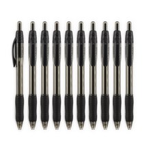 속기용 검정볼펜 1.0mm 10개묶음 볼펜 학생용품 문구