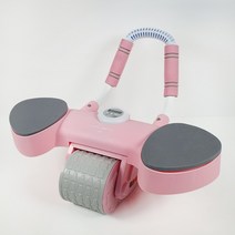 정화 슬라이드 코어 ab슬라이드 홈트레이닝 복근운동기구 코어휠 +무릅보호 패드, 핑크