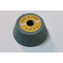 [제일연마] 비트리파이드 4인치 연삭숫돌 석재컵 고깔모양 GC 석재용 컵 두께40T 내경19.05 80방