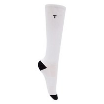 톰디어 압박 컴프레션 긴 자전거 양말 니삭스_화이트