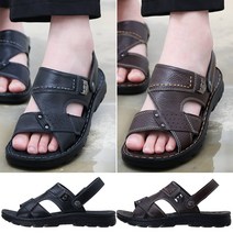 레이시스 남성 캐주얼 샌들 가죽 정장 슬리퍼 아쿠아슈즈 여름 물놀이 신발 MB마타샘슨
