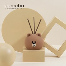 코코도르 브라운프렌즈 페이스 디퓨저, 01_라인페이스50ml/퓨어코튼(브라운)
