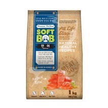 소프트밥 반려견사료 강아지먹이 연어 1kg 먹이 개, 저렴한닷컴 본상품선택