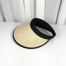 느와드코코 라탄 썬캡 썸머룩 햇빛가리개 비치 모자