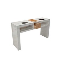 네일샵 테이블 작업대 선반 패디 매니큐어 네일아트, 대리석 싱글 100cmx40cmx78cm