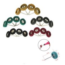 아이스오거 아이스드릴 오거드릴미니 드릴 연마 브러시 2.35mm 생크 나일론 버핑 휠 Dremel 로타리 핸드 툴, 06 Mixed_04 20pcs